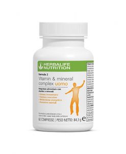 Formula 2 Herbalife Vitamin & Mineral Complex Uomo